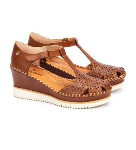 W3Z-1629 Sandales en cuir Aguadulce (39), 5 à 8 cm, Velcro, Casuel - Pikolinos - Modalova