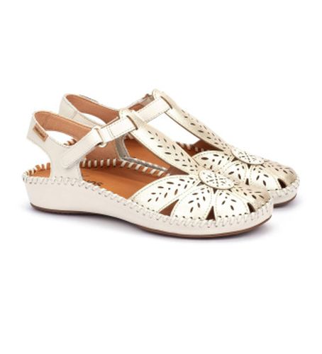 CLC1 Sandales en cuir P.Vallarta (36), Plat, Velcro, Casuel - Pikolinos - Modalova