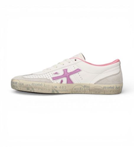 DAVIDD Davidd Leather Sneakers 8097 (37), Cuir, Blanc, Plat, Lacets, Casuel - Premiata - Modalova