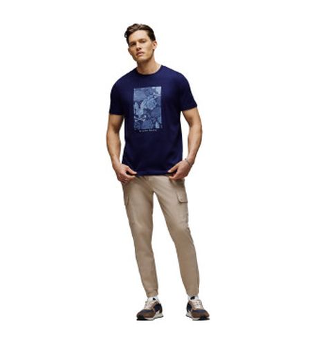 MT0200102 T-shirt Rose (XXL), Casuel, Coton, Manche courte, Marine - Psycho Bunny - Modalova