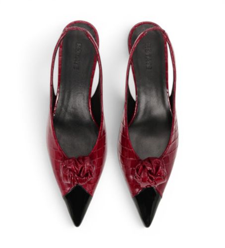 Slingback Knot chaussures en cuir (36), Rouge, 3 à 5 cm, Aucun, Casuel, Fête - Rotate - Modalova