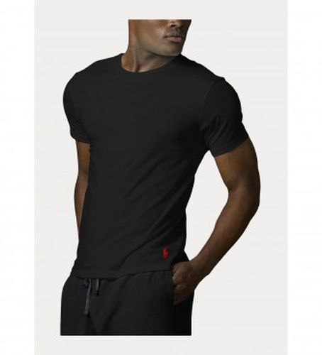 Lot de 2 T-shirts Crew classiques noirs (M), Homewear, Coton, Manche courte - Polo Ralph Lauren - Modalova