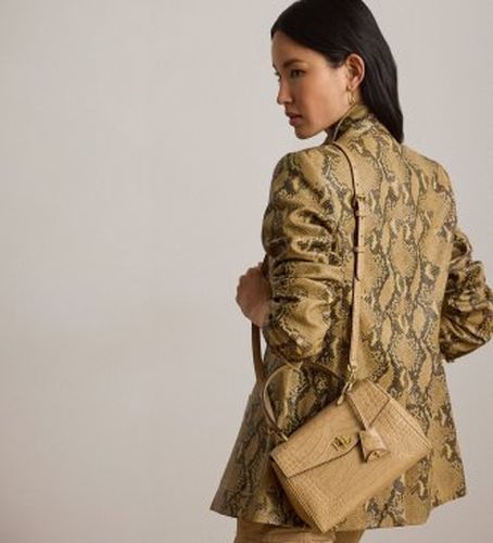 P15617001 Petit sac cartable Farrah souple marron (OSFA), , Casuel, Classique, Cuir - Lauren Ralph Lauren - Modalova