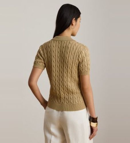 P14041006 Pull en coton à torsades (XS), Casuel, Manche courte - Lauren Ralph Lauren - Modalova