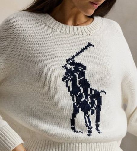 A96234002 Pull en coton avec Big Pony (S), Casuel - Polo Ralph Lauren - Modalova