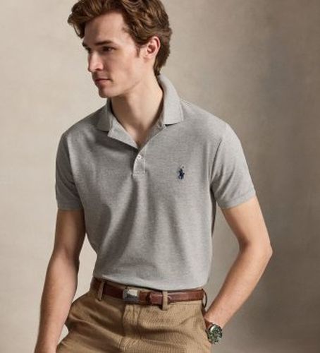 Polo en piqué stretch Custom Slim Fit (S), Casuel, Coton, Manche courte - Polo Ralph Lauren - Modalova