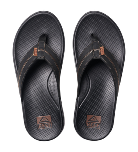 CJ4351 Tongs en cuir Cushion Phantom 2.0 Le marron (39), Plat, Aucun, Casuel - Reef - Modalova