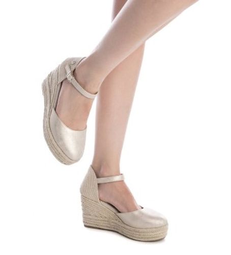 ORO Espadrilles 172782 (36), Doré, 5 à 8 cm, Boucle, Casuel - Refresh - Modalova