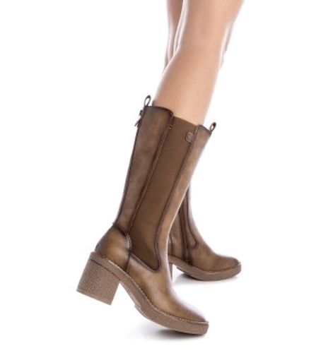 TAUPE Bottes 172009 (38), 5 à 8 cm, Fermeture éclair, Casuel - Refresh - Modalova