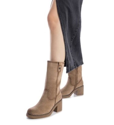 BEIGE Bottines 173040 (38), 3 à 5 cm, Fermeture éclair, Casuel - Refresh - Modalova