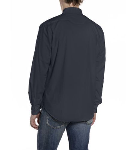 M4144.000.85486 Chemise en popeline de coton (XL), Casuel, Classique, Manche longue - Replay - Modalova