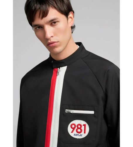 M8490.000.85420 Veste avec détails contrastés (XXL), Casuel, Polyester, Polyamide - Replay - Modalova