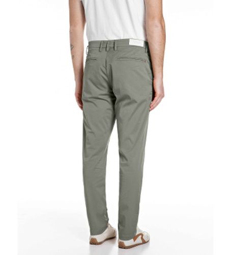 M9722J.000.8075951 Pantalon chino coupe régulière Benni (32/32), Casuel, Vert, Coton - Replay - Modalova