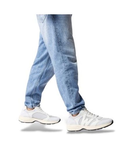 CB-2249_941_1191 Baskets en Cuir Elian (40), Plat, Lacets, Casuel, Sport - Wonders - Modalova