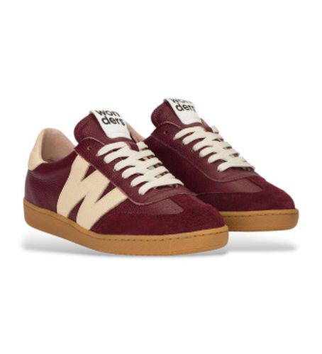 AP-2001 Baskets en cuir Nubia 01 marron (36), Plat, Lacets, Casuel - Wonders - Modalova