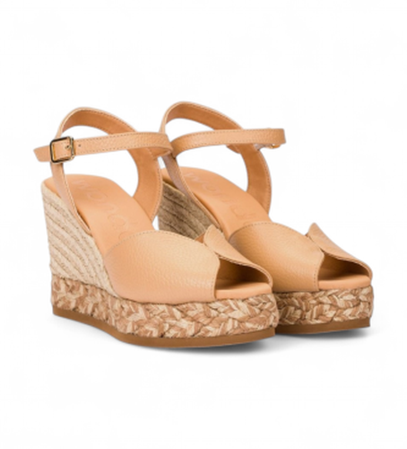 YH-MA2611_4994_1050 Espadrilles en cuir Dalia 11 (38), 5 à 8 cm, Boucle, Casuel - Wonders - Modalova