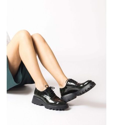 C-7201_5216_11350 Chaussures blucher en cuir Portobello (36), 3 à 5 cm, Lacets, Casuel, Vert - Wonders - Modalova