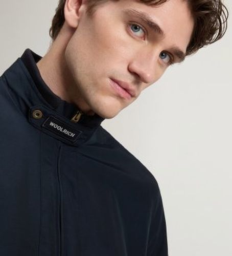 CFWOOU2133MRUT3662 Lewis Bomber Jacket (L), Casuel, Coton, Marine - Woolrich - Modalova