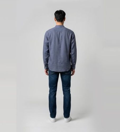 CFWOSI2034MRUT5284 Chemise à bandes en lin, (S), Casuel, Classique, Manche longue - Woolrich - Modalova