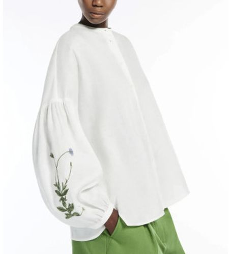 Chemise en lin écru Ilex (40), , Casuel, Manche longue - Weekend Max Mara - Modalova