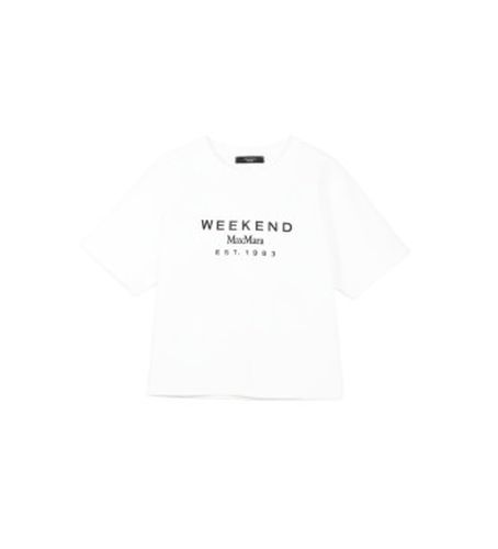 T-shirt Wkdsabato (S), Casuel, Coton, Manche courte - Weekend Max Mara - Modalova