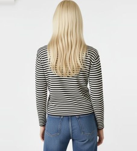 Cardigan Eritea (S), Blanc, Casuel, Coton, Manche longue, Marine - Weekend Max Mara - Modalova