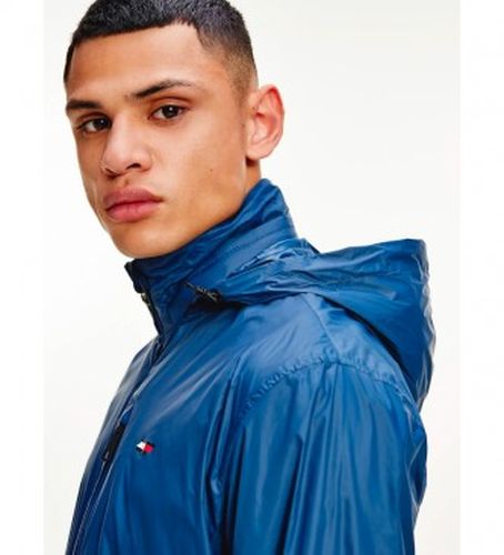 MW0MW18395 Coupe-vent pliable à fermeture éclair intégrale (L), Casuel, Nylon, Durable - Tommy Hilfiger - Modalova