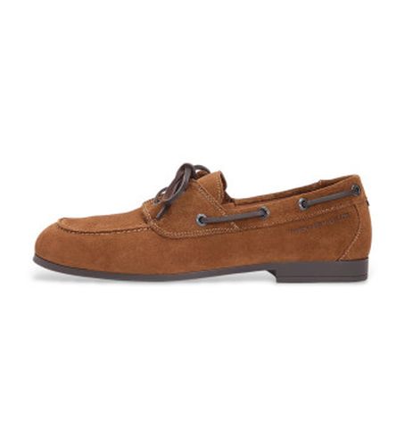 FM0FM05863 Chaussures bateau en cuir avec semelles flexibles (41), Plat, Lacets, Casuel - Tommy Hilfiger - Modalova