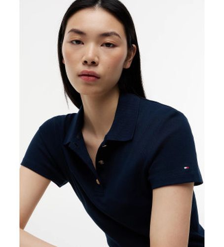 WW0WW49252 Polo slim avec boutons dorés (M), Casuel, Coton, Manche courte - Tommy Hilfiger - Modalova
