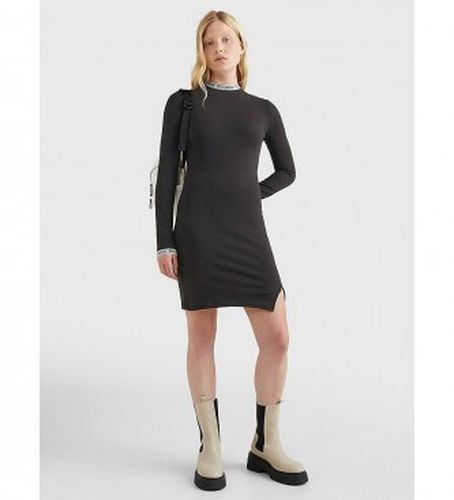 DW0DW15007 Robe bodycon avec logo (XS), Casuel, Coton, Manche longue - Tommy Jeans - Modalova