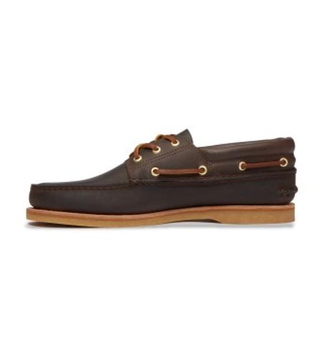 TB0A2QKYW011 Chaussures bateau en cuir de fabrication artisanale (41 W), Plat, Lacets, Casuel, Classique - Timberland - Modalova