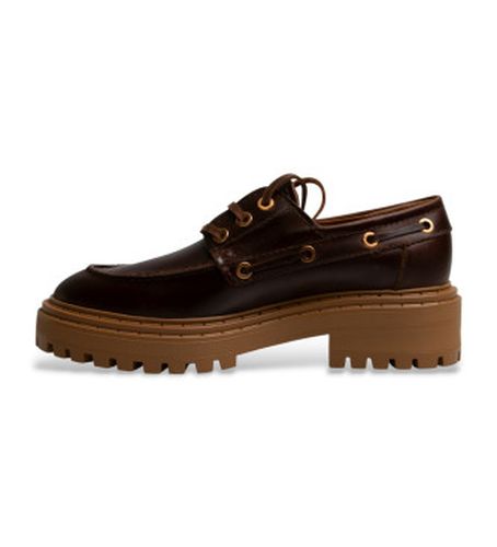 TGT190 Stringata mocassins en cuir (38), Plat, Lacets, Casuel - Twinset - Modalova