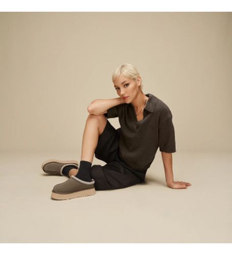 Sabots en cuir verdâtre Tazz II (37), Marron, Plat, Aucun, Casuel - Ugg - Modalova