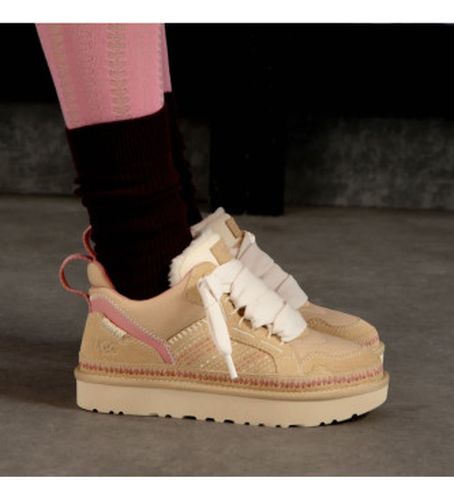 Lowmel Meadow Leather Sneakers light brown (36), Cuir, , Plat, Lacets, Casuel - Ugg - Modalova