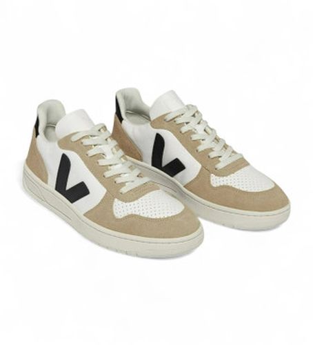 VX0503138 Baskets en cuir V-10 , (40), Plat, Lacets, Casuel - Veja - Modalova