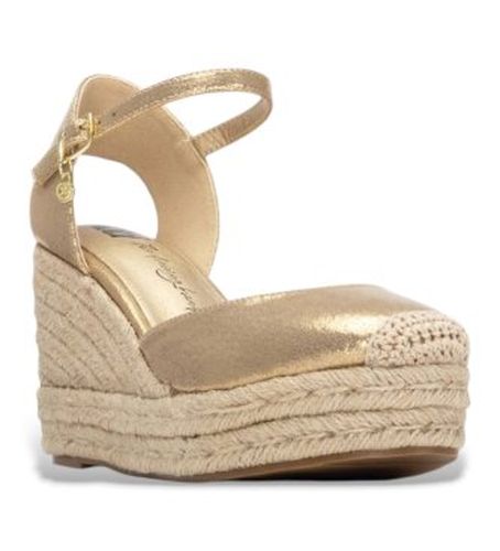 ORO Espadrilles 145416 (36), Doré, Tissu, 8 à 10 cm, Boucle, Casuel, Sport - XTI - Modalova