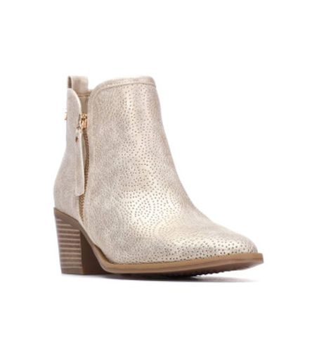 ORO Bottines 145266 (37), Doré, 3 à 5 cm, Fermeture éclair, Casuel - XTI - Modalova