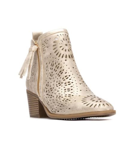 ORO Bottines 145327 (37), Beige, 3 à 5 cm, Fermeture éclair, Casuel - XTI - Modalova