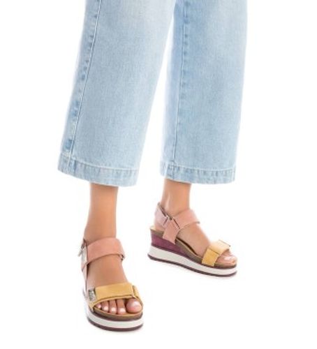 LILA Sandales 142822 (37), 5 à 8 cm, Velcro, Casuel - XTI - Modalova