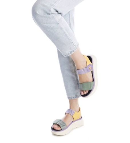 LILA Sandales 143986 (36), 3 à 5 cm, Velcro, Casuel - XTI - Modalova