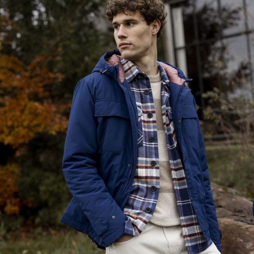 Parka bleu indigo - FAGUO - Modalova