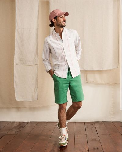 Short chino vert - FAGUO - Modalova