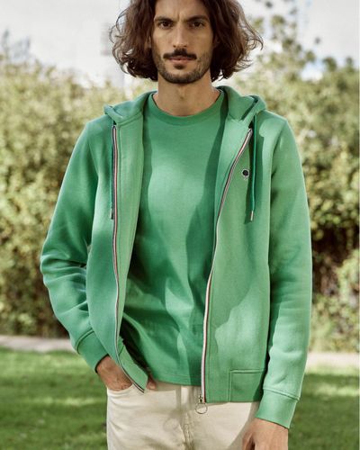 Sweat a capuche vert - FAGUO - Modalova