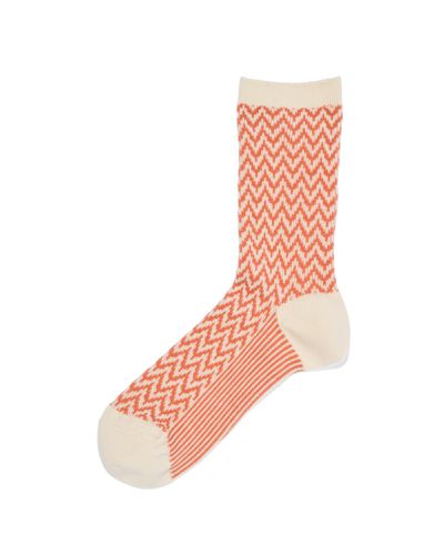 Chaussettes Avec Zigzag En Coton - 5 Paires () - HEMA - Modalova