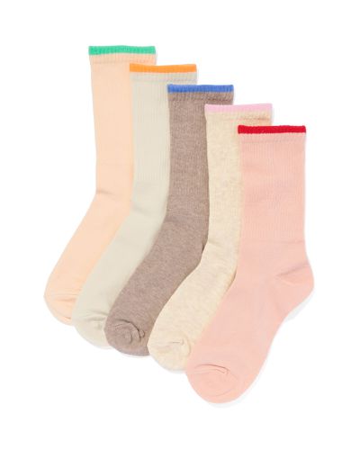 Chaussettes À Rayure En Coton - 5 Paires () - HEMA - Modalova