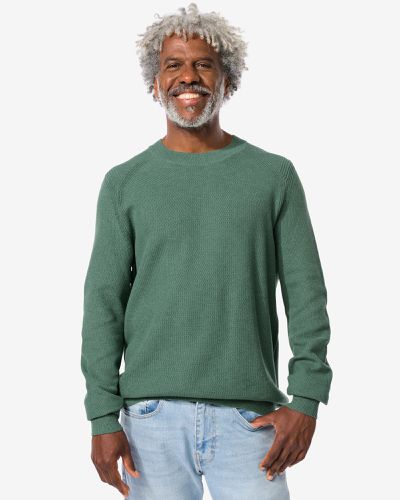 HEMA Pull Piqué Homme Vert (vert) - HEMA - Modalova