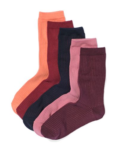 Chaussettes À Rayures En Cotons - 5 Paires () - HEMA - Modalova