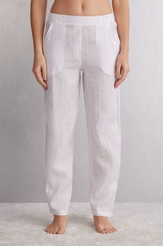 Linen Cloth Pants Woman White Size S - Intimissimi - Modalova