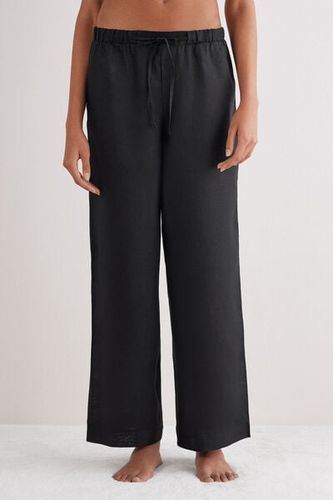 The Pure Linen Full Length Drawstring Pants - Intimissimi - Modalova
