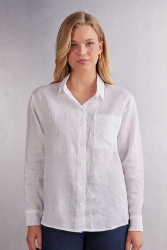 Linen Cloth Shirt Woman White Size M - Intimissimi - Modalova